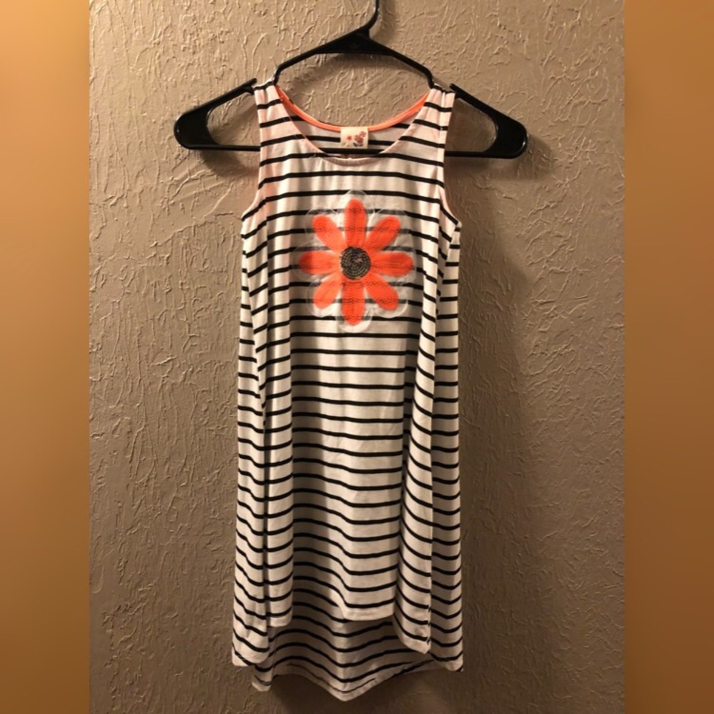 Girls Hi-Low Sleeveless Dress